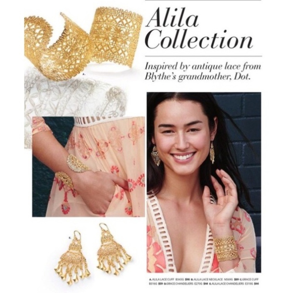 :: Stella & Dot Dainty Lace Alila Chandeliers - Picture 2 of 7